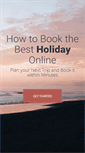 Mobile Screenshot of bookingaholiday.com